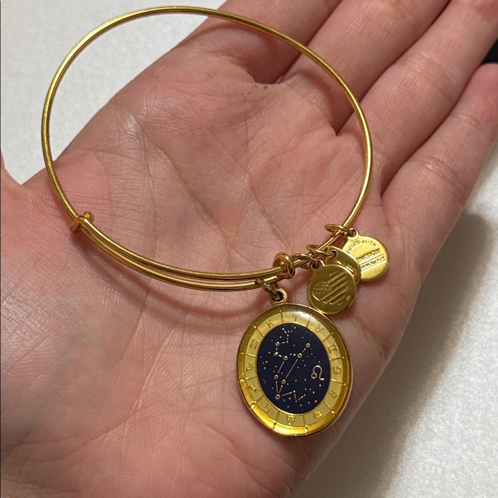 Alex and Ani Gold Leo Constellation Charm Bracelet - Picture 11 of 12